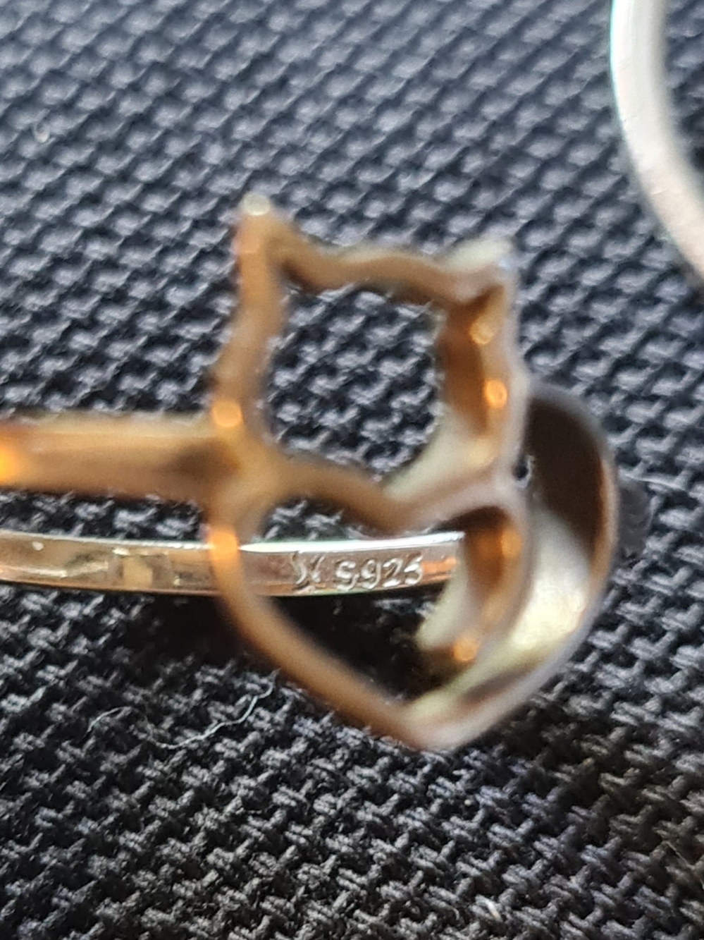 Silver Geometric Stackable Ring Set - Picture 11 of 12